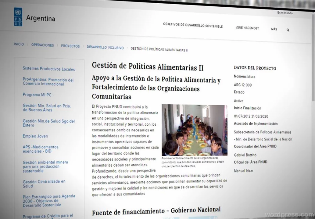 Pese a la ayuda del PNUD no se subsanó la entrega de mercadería.