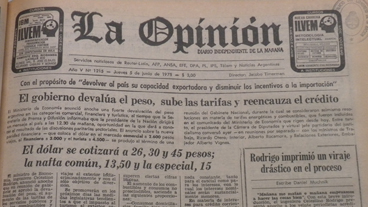 El Rodrigazo, historia de una primicia