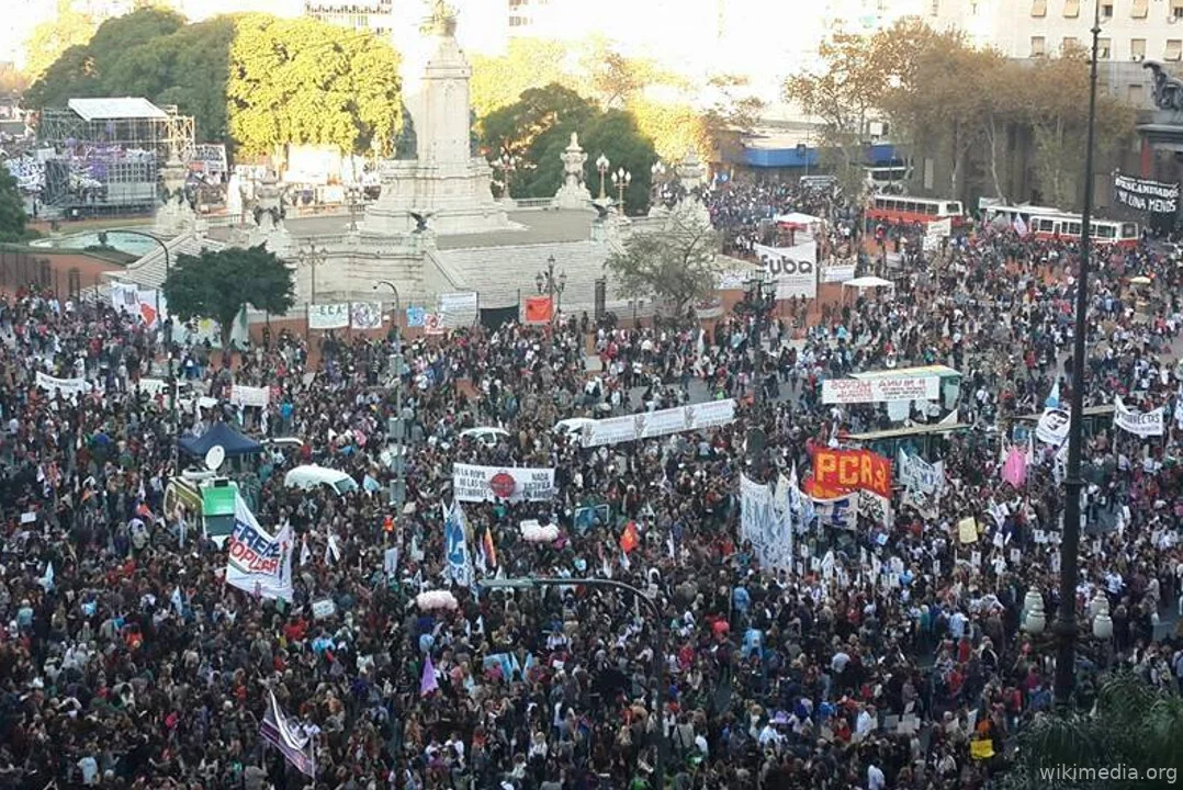 Primera marcha Ni Una Menos en 2015