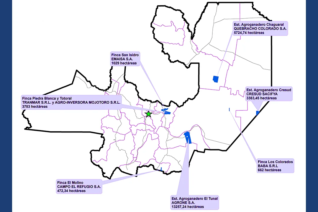 Solicitudes de desmontes en la provincia de Salta.
Diciembre 2020 - Enero 2021