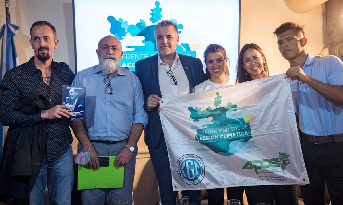 Sindicatos y organizaciones debatieron sobre el cambio climático