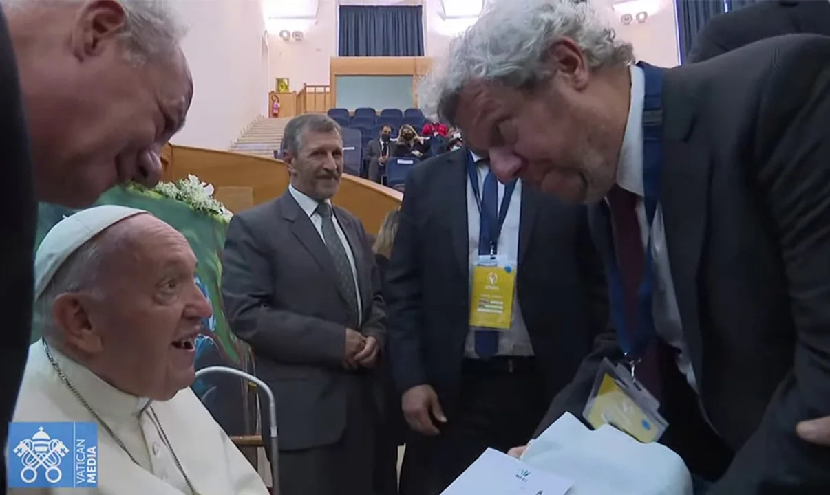 La Red de Impuestos, Control Público y Justicia visitó al Papa Francisco