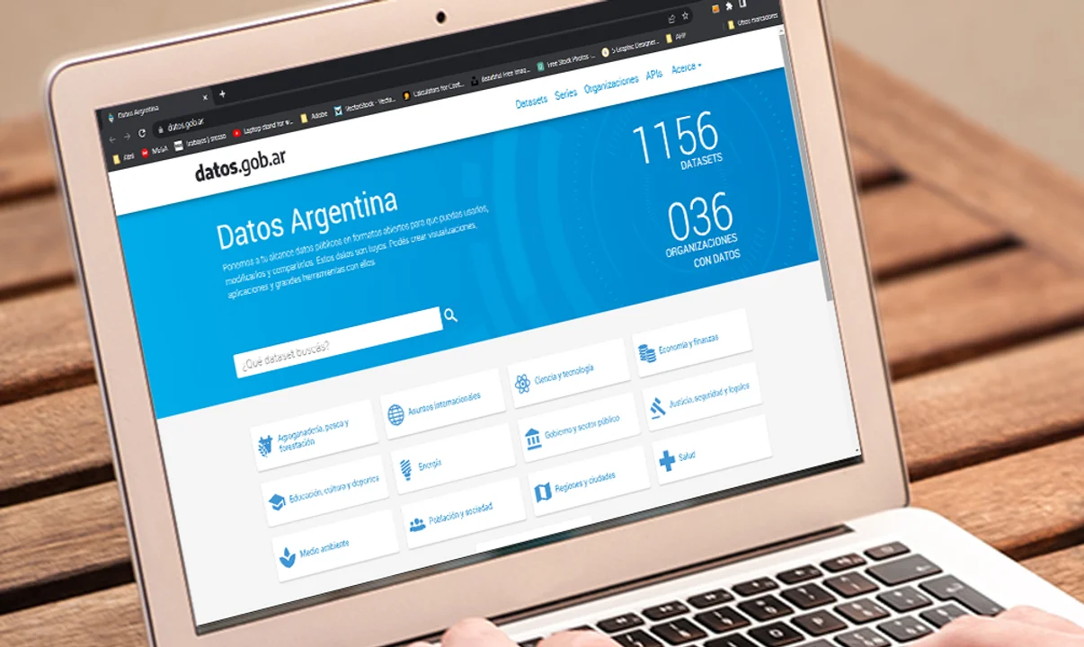 Portal de datos abiertos de Nación: datos.gob.ar