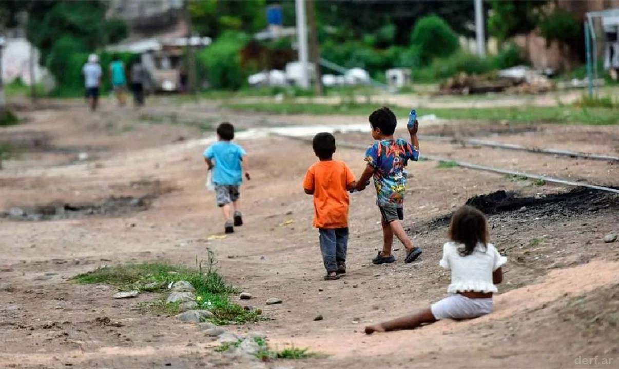 En el último informe del INDEC de los primeros seis meses de 2024, la pobreza aumentó 11,2 puntos porcentuales respecto al final de 2023 dejando un 66,1% de la población de hasta 14 años en situación de pobreza.