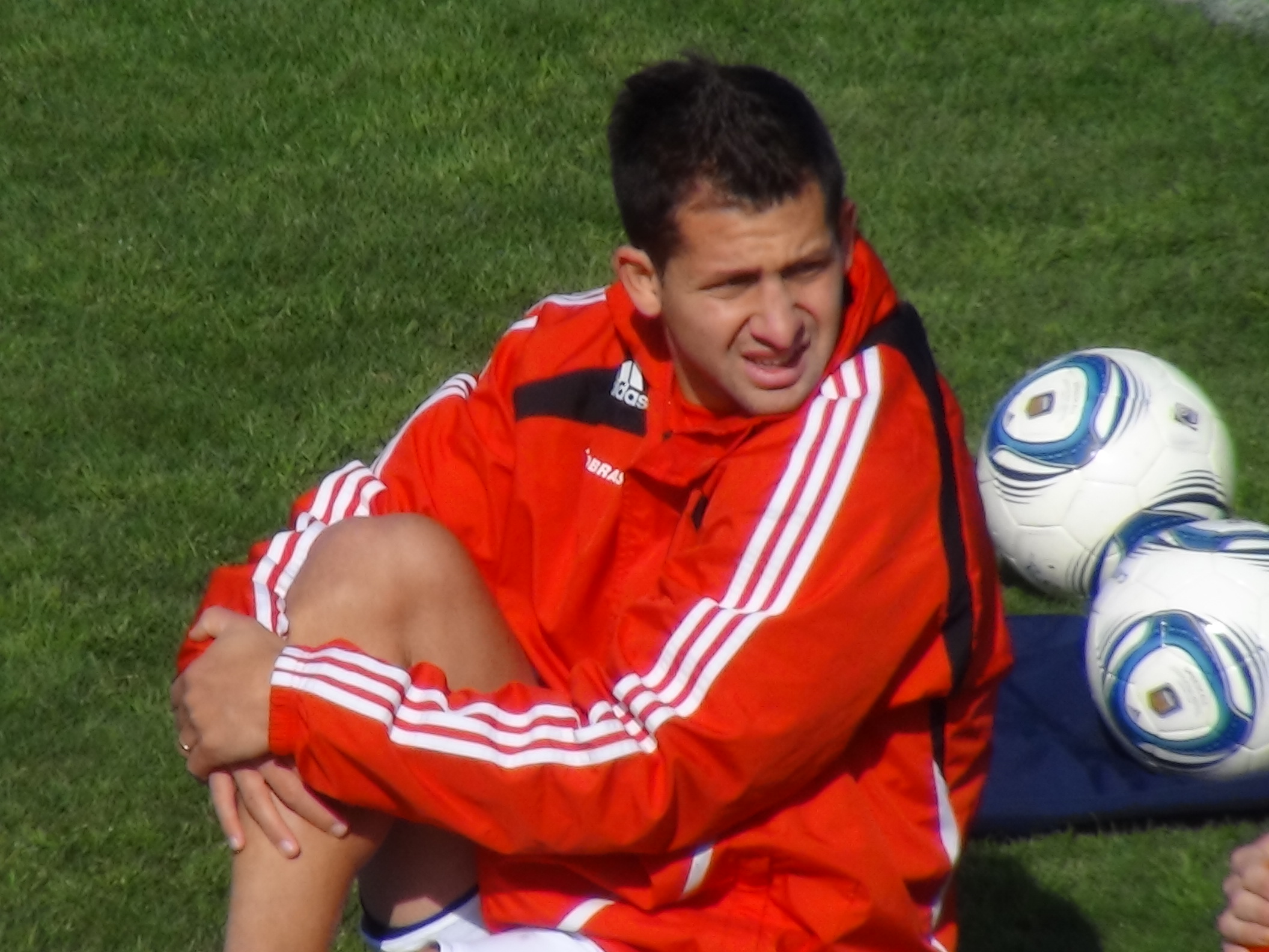 César González se concentra por primera vez