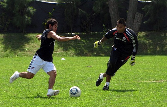 Villalva practicó con normalidad