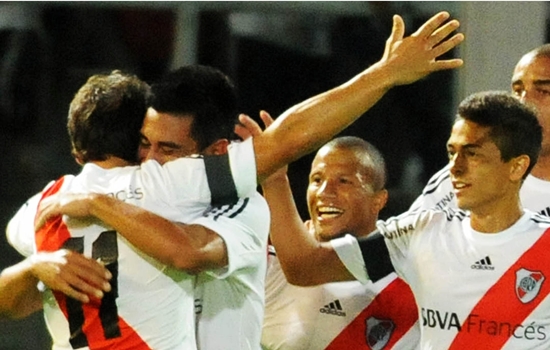 Los jugadores de River y un merecido recordatorio
