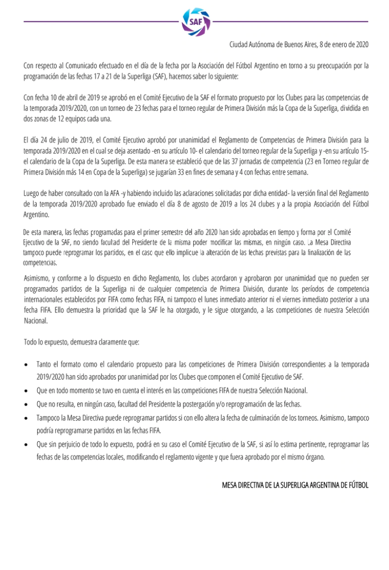 Todo lo que tenés que saber sobre el inicio de la Superliga, ¿se posterga?