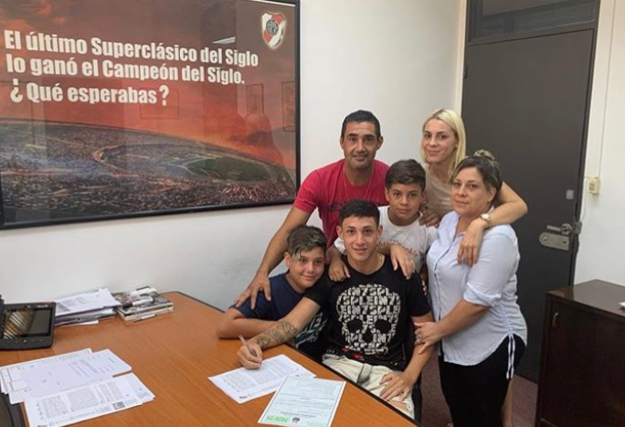 ¡Otro Montiel en la primera de River!