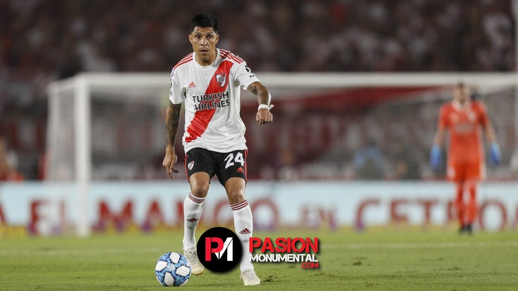 Las imágenes de Enzo Pérez atajando en el River Camp