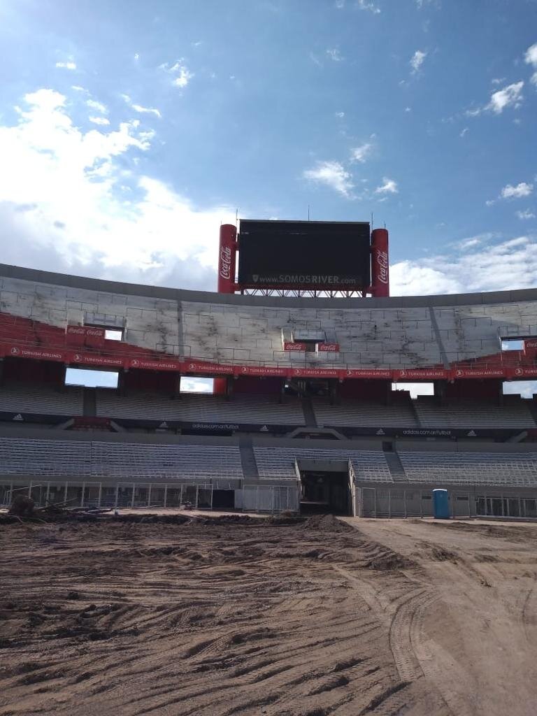 Avanza la remodelación del Monumental