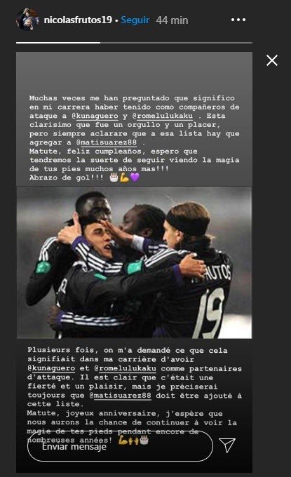 Jugó con cracks mundiales y eligió a Matías Suárez como el mejor jugador