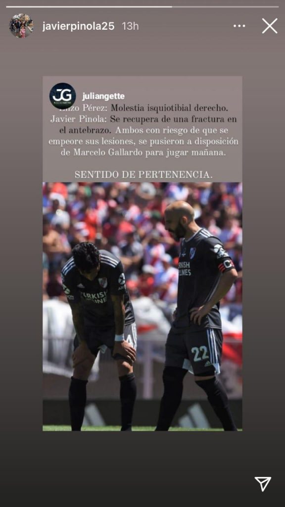 ¡Sentido de pertenencia! La imagen que compartió Javier Pinola