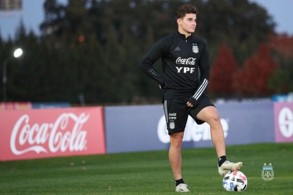 ¿Qué dijo el técnico de la Selección Argentina sobre el debut de Julián Álvarez?