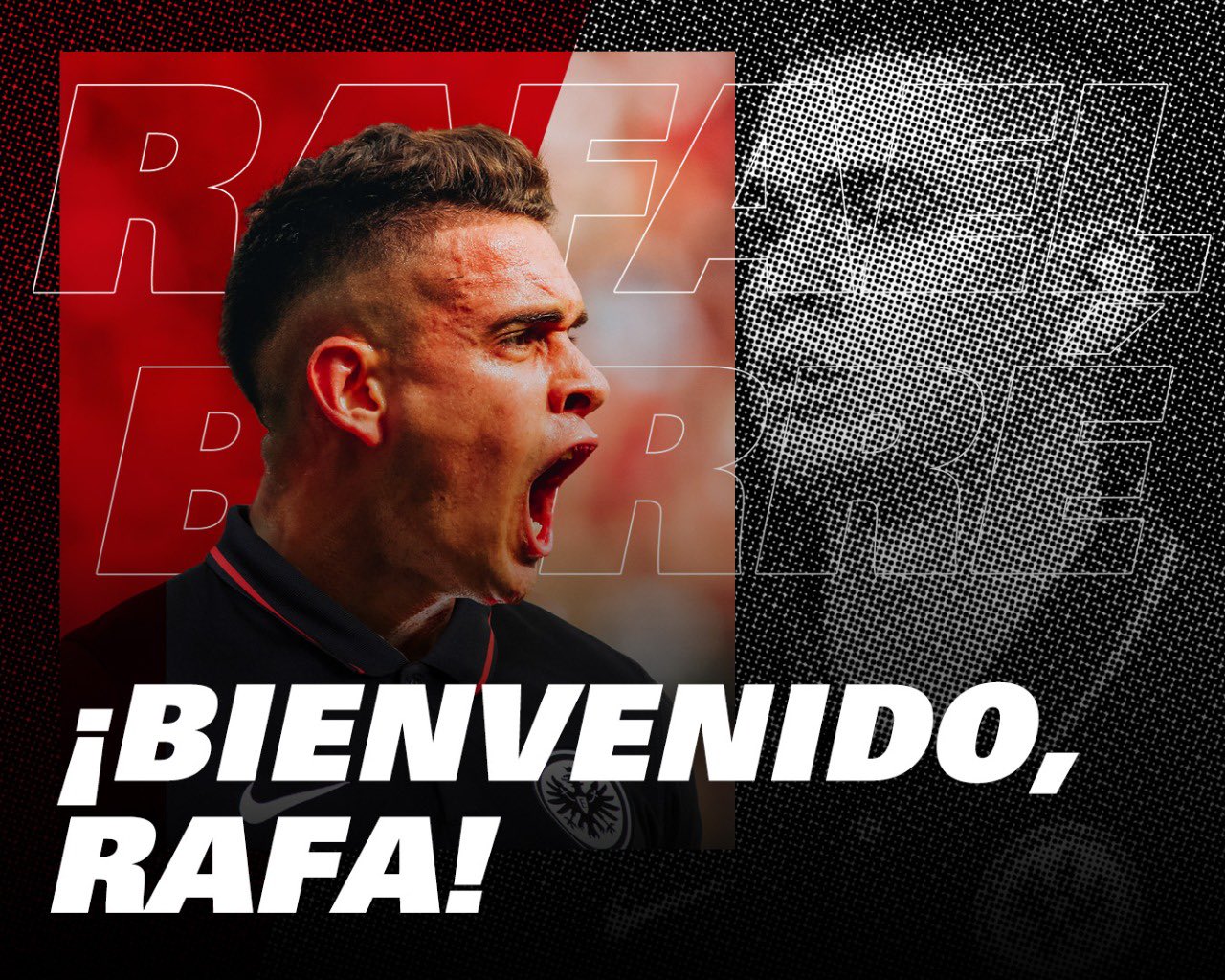 El curioso video con el que el Eintracht Frankfurt presentó a Borré y su foto con la camiseta