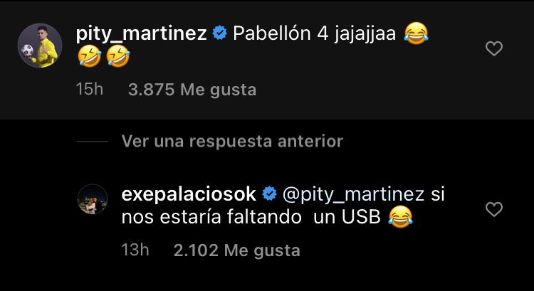 El divertido cruce entre Pity Martínez, Exequiel Palacios y Gonzalo Montiel por redes sociales
