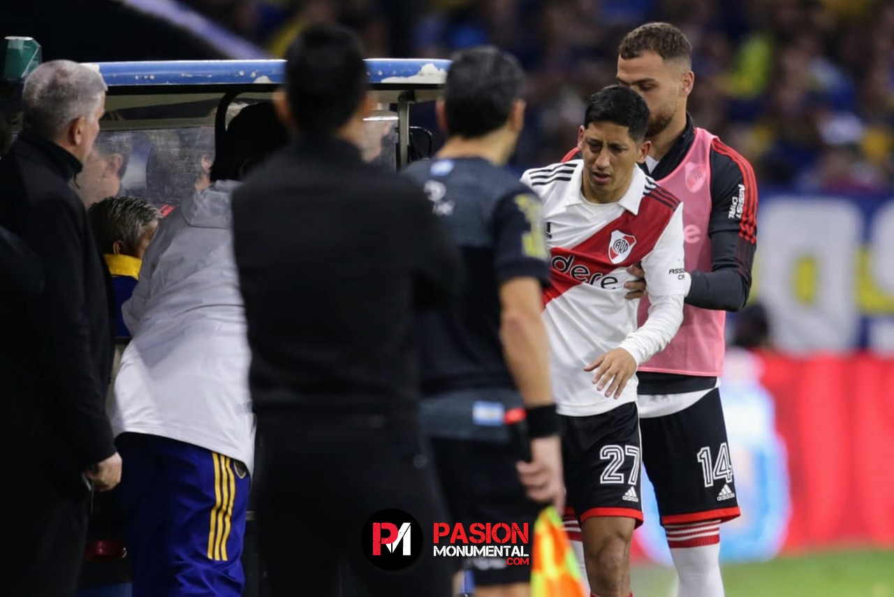 El panorama de lesionados en River para recibir a Banfield por la decimonovena fecha de la Liga Profesional de Fútbol