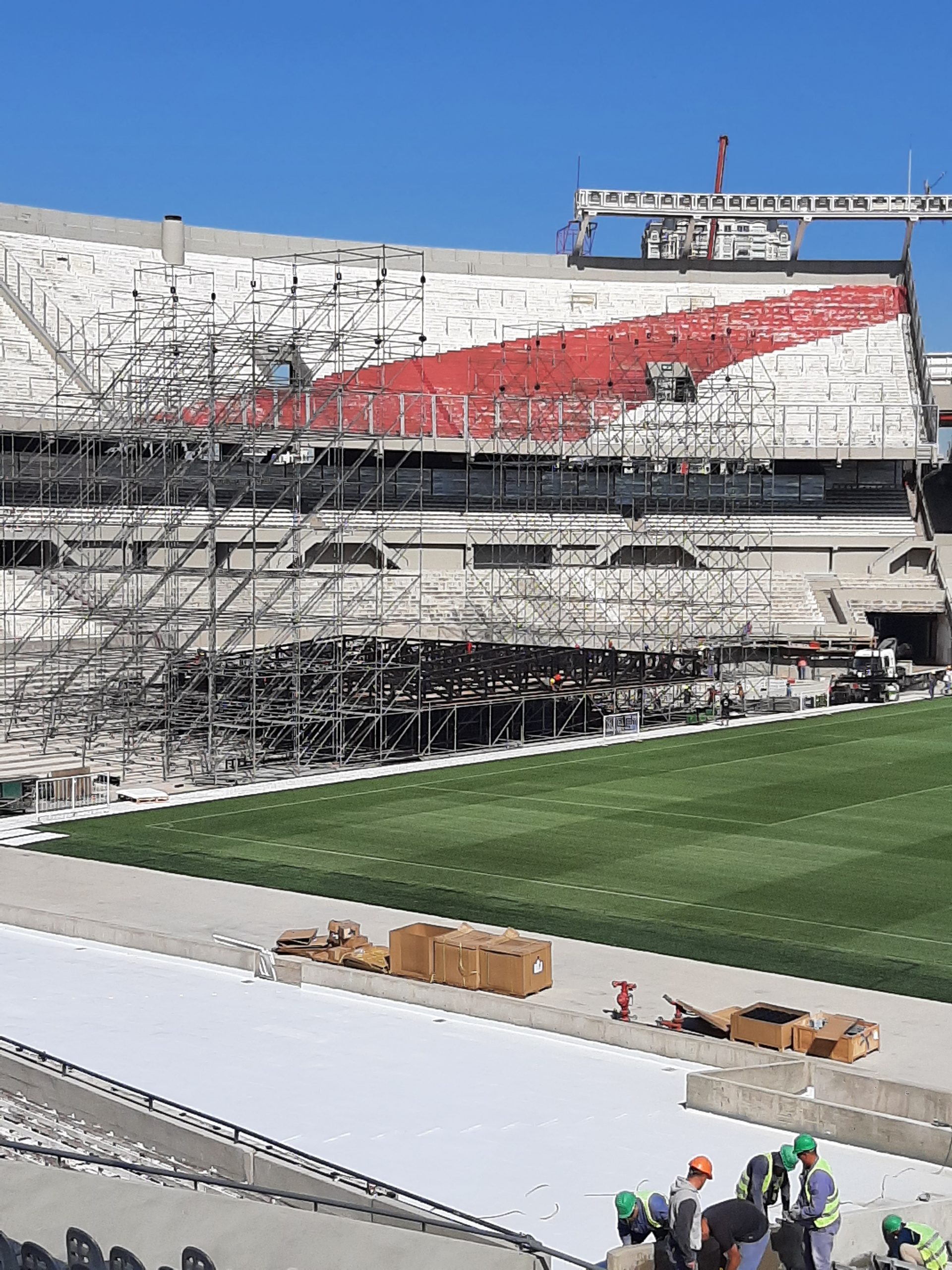 Así se encuentran las obras del estadio Mâs Monumental: El túnel único, las nuevas butacas y mucho más