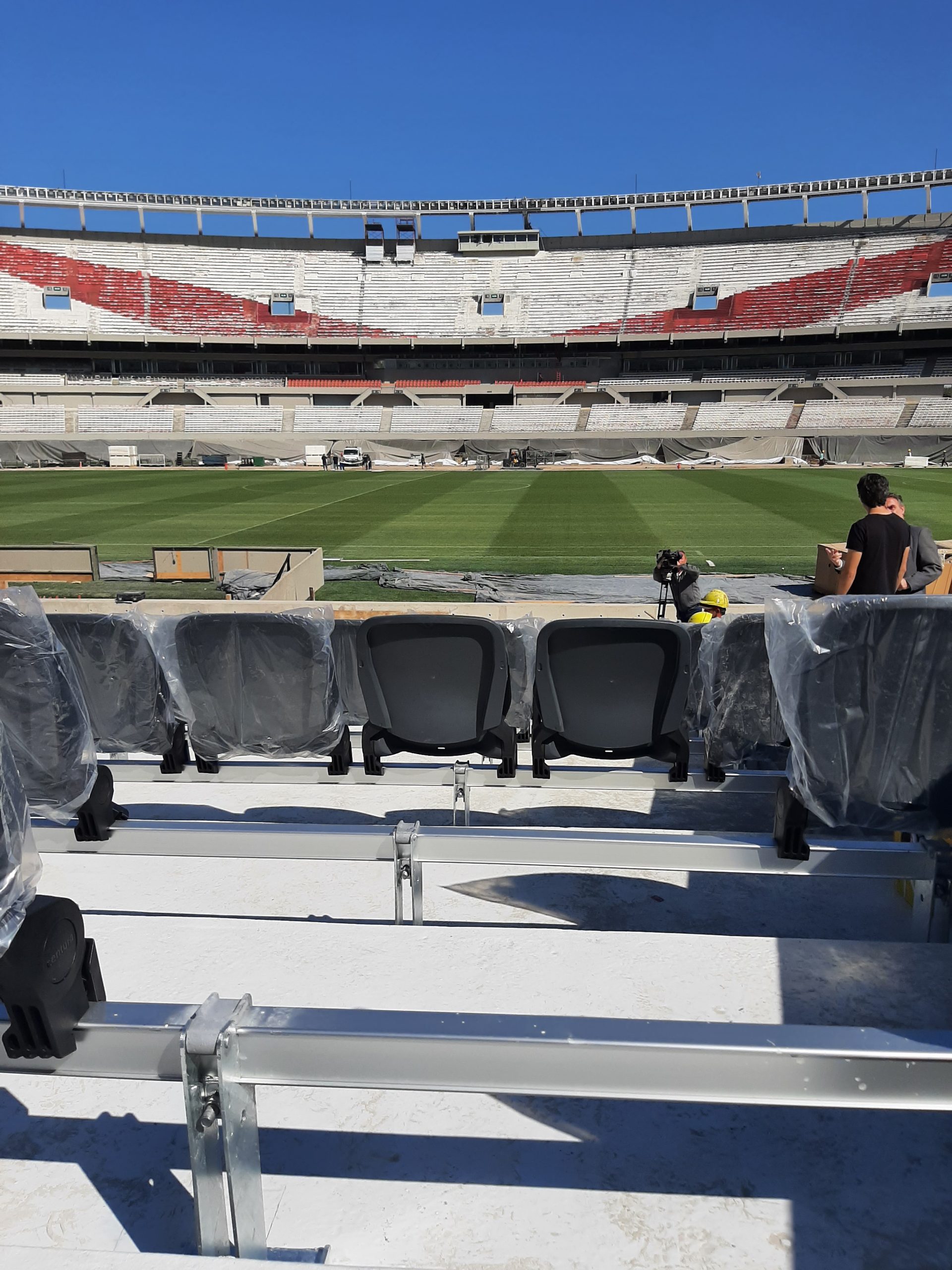 Así se encuentran las obras del estadio Mâs Monumental: El túnel único, las nuevas butacas y mucho más