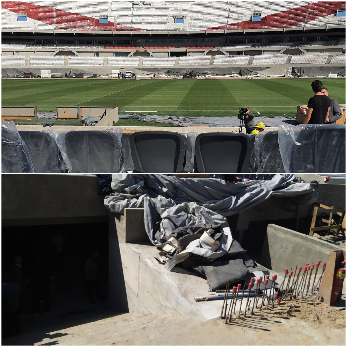 Así se encuentran las obras del estadio Mâs Monumental: El túnel único, las nuevas butacas y mucho más