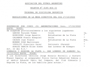 ¿De la Cruz llegó a la quinta amarilla? El Boletín del Tribunal de Disciplina y la situación de Quintero