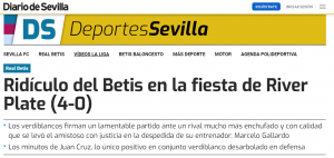 Goleada ante Betis: Los títulos de los portales españoles y la foto de Germán Pezzella