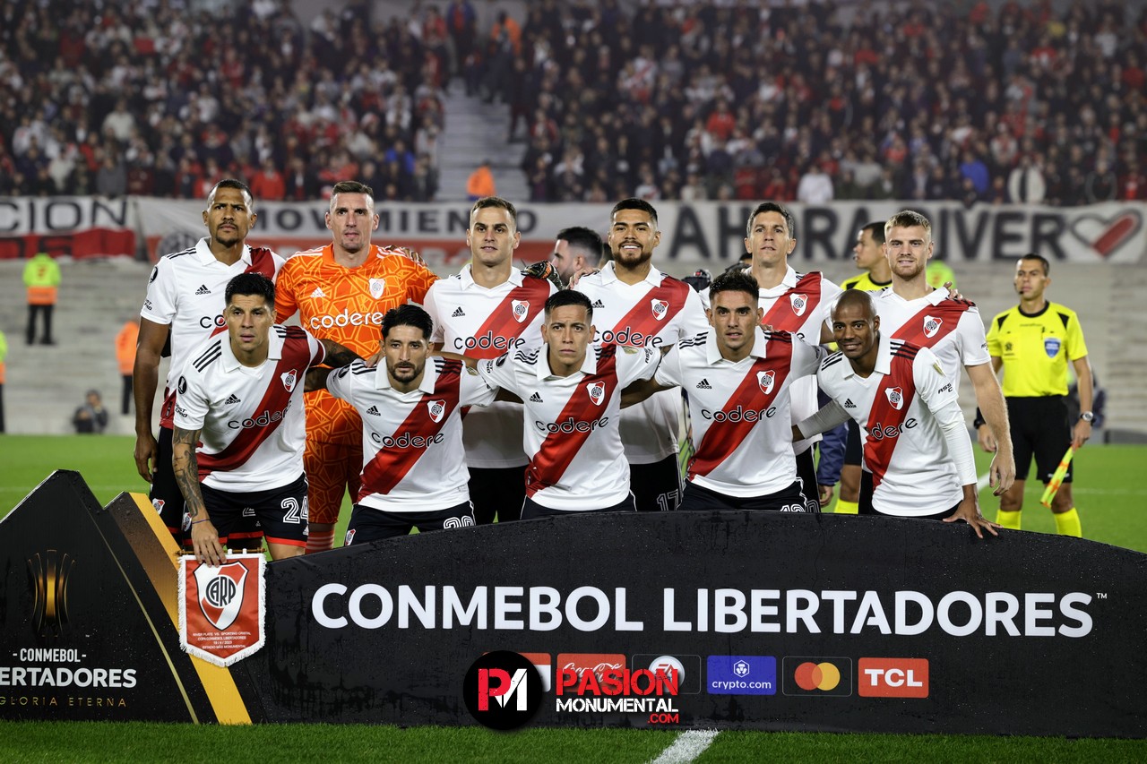 Los puntajes de la victoria de River ante Sporting Cristal en el estadio Mâs Monumental