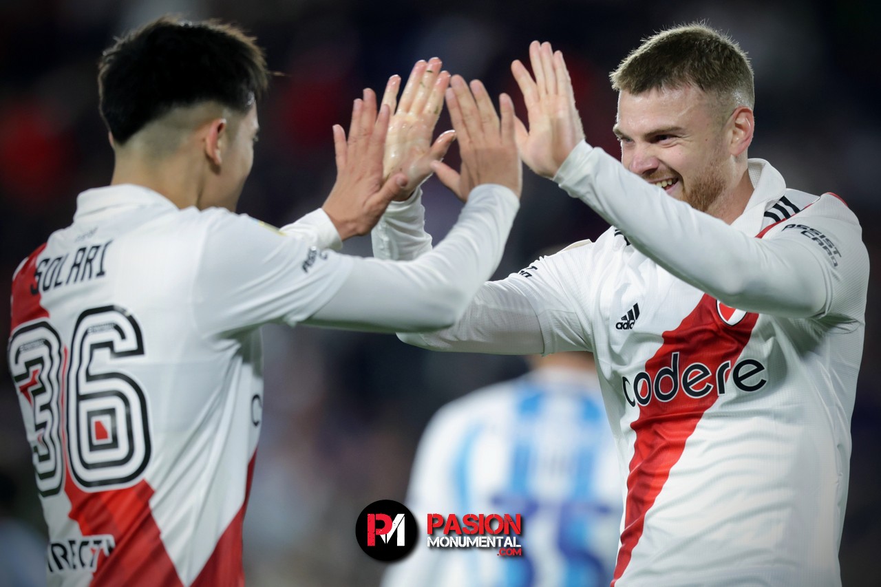 Los puntajes de la victoria de River ante Racing por la última fecha de la Liga Profesional 2023