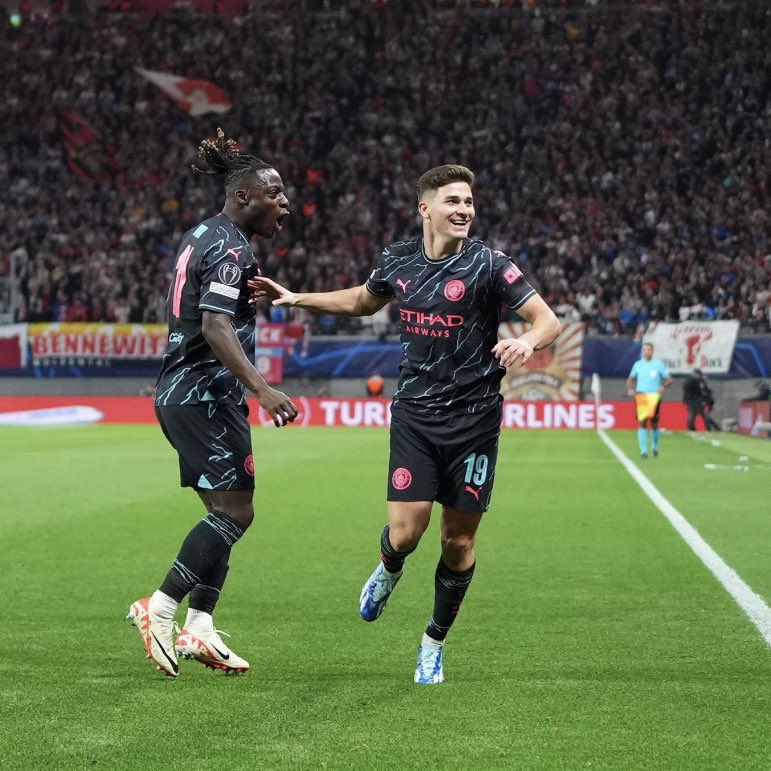 En tan solo 13 minutos, Julián Álvarez le dio la victoria al Manchester City en la Champions League