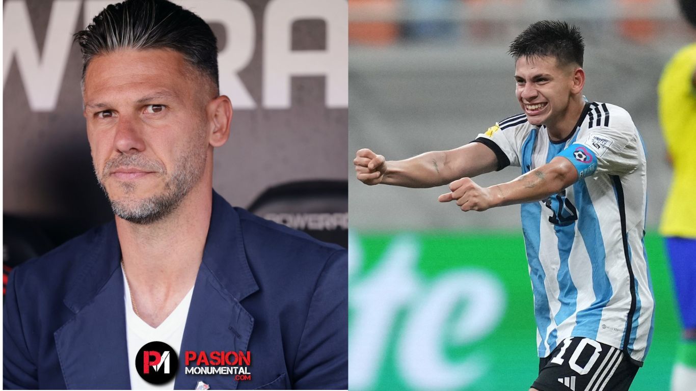 Demichelis comparó a Echeverri con Julián Álvarez