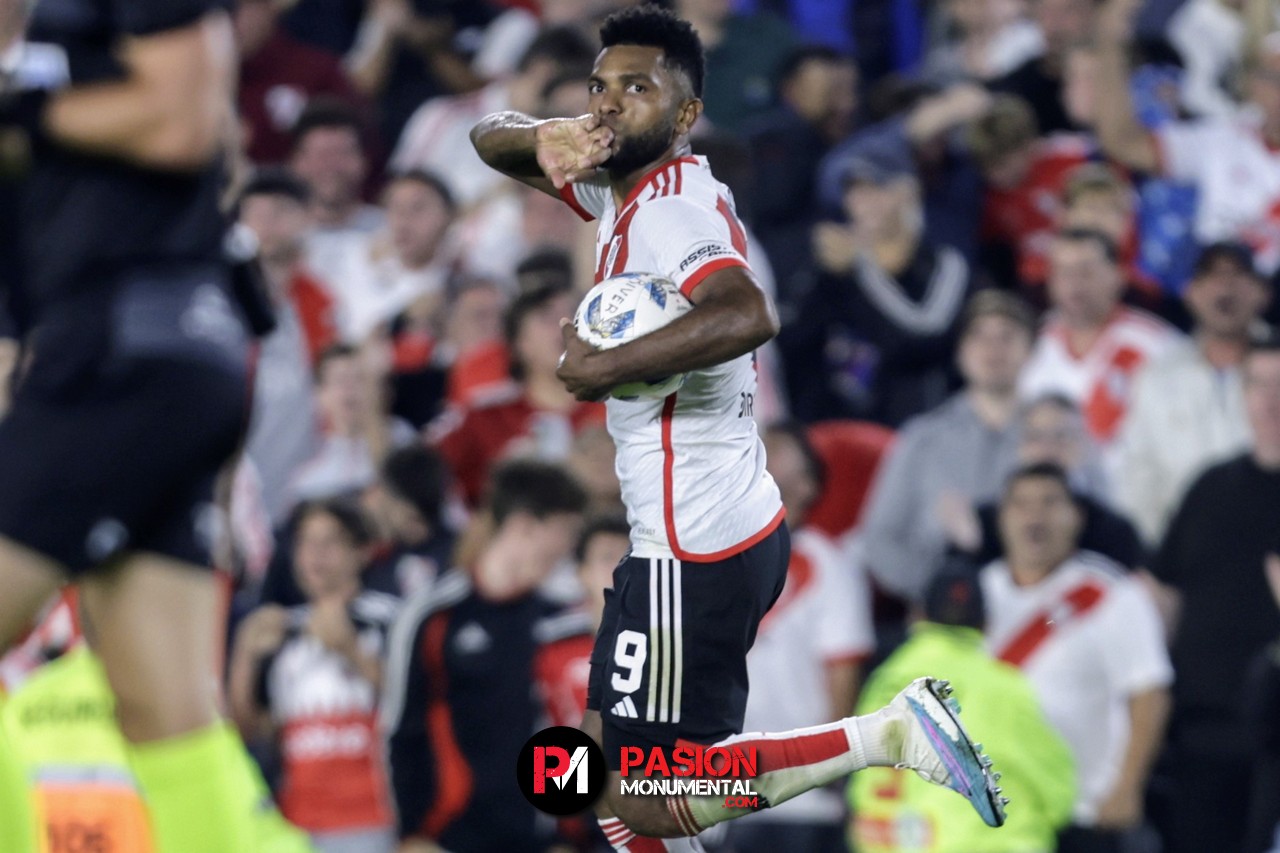 San Miguel Ángel Borja: los puntajes de la victoria agónica de River ante Rosario Central