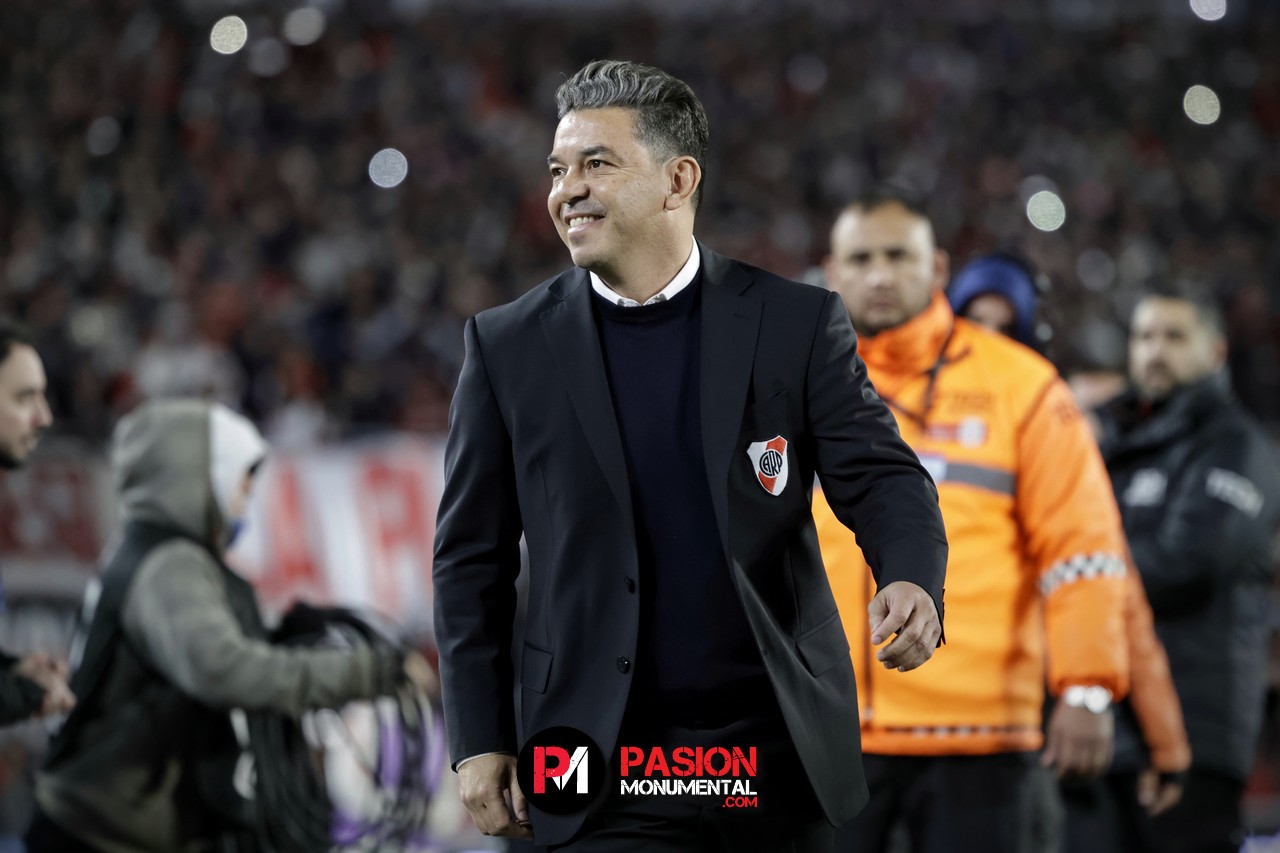 Primer partido con Gallardo a la cabeza en su segundo ciclo y no pudo evitar agradecerle al hincha