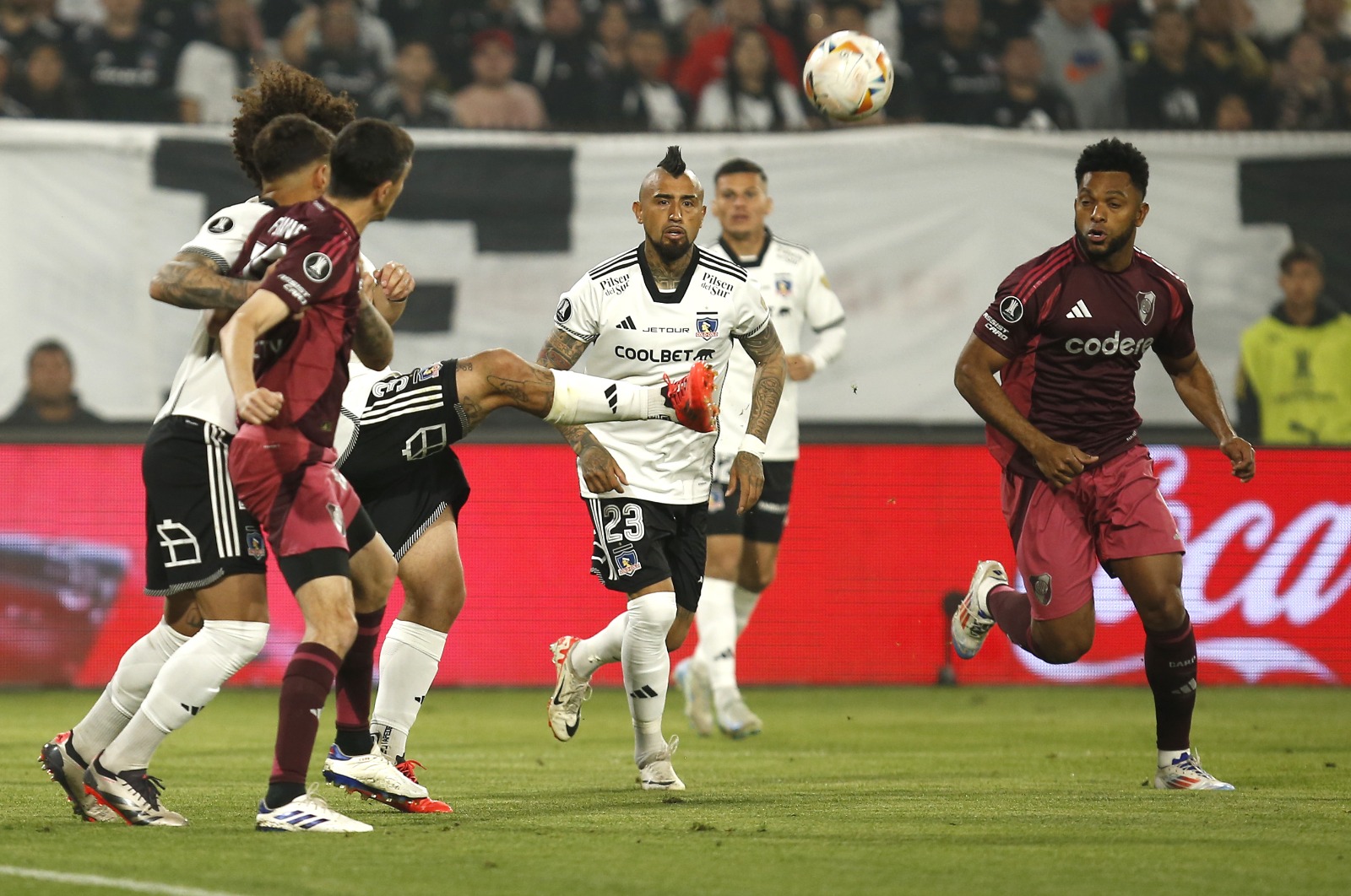 River igualó ante Colo-Colo en la ida de los cuartos de final de la Copa Libertadores