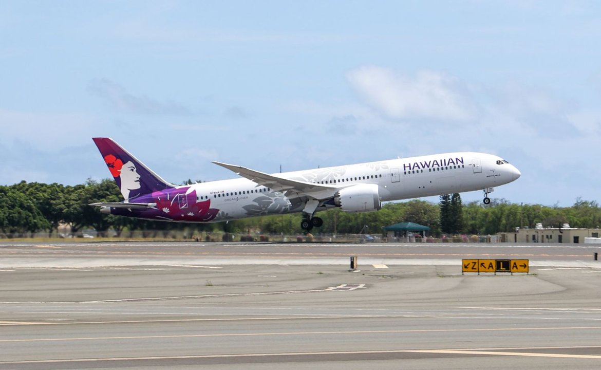 Hawaiian Airlines launches first commercial passenger service of
