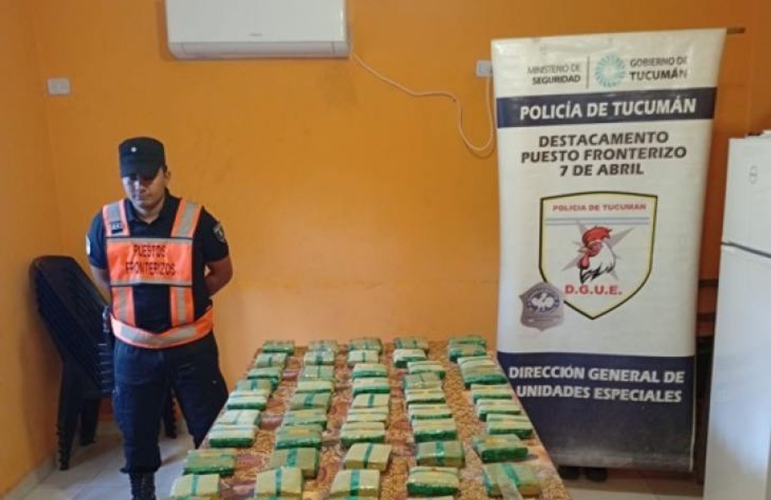Incautan cargamento de marihuana en un control fronterizo