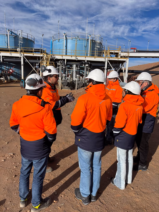 Autoridades nacionales recorrieron la planta de Eramet Eramine en Salta