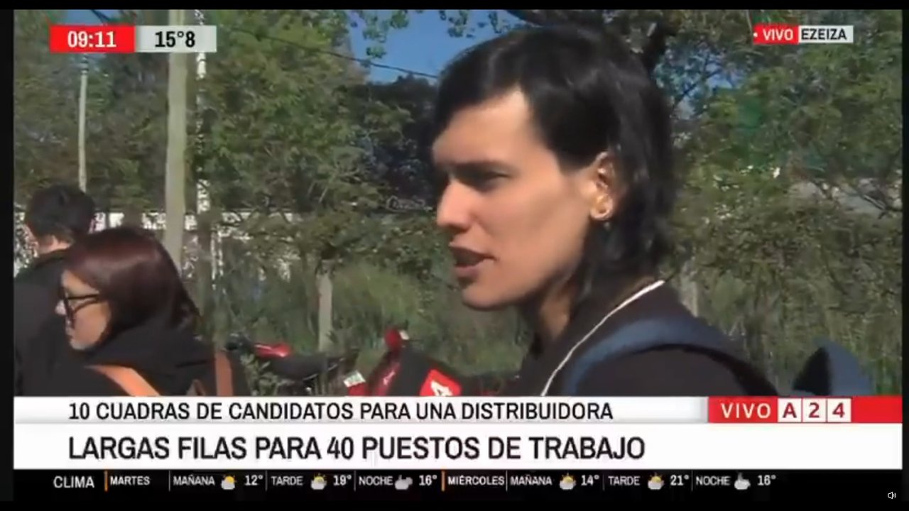 Desocupado: “Llego a tener un hijo ahora y me tengo que cortar los huevos, estamos en la ruina”